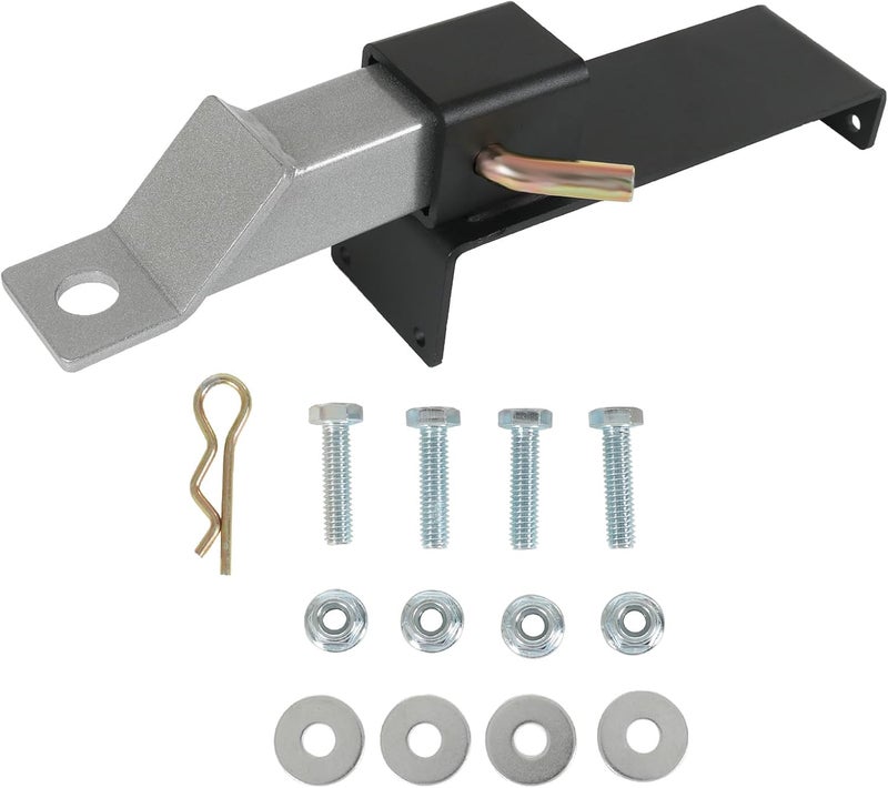 RALZAOTO 093-1118-98 Hitch Kit with Pin Replacement for Bad Boy Rambler, Magnum, ZT Elite, Avengers and 2018-2020 Mavericks 2" Rear Receiver Hitch 093-1118-98 & 093-1111-00 (Black) - Image 1